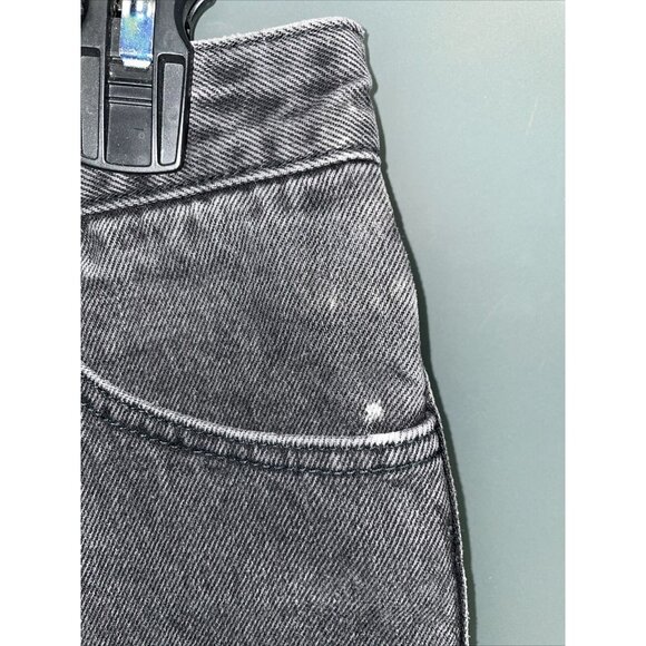 Guess By Georges Marciano Vintage 80s Denim Jeans USA Black Acid Wash Size 28x26 - Picture 7 of 9